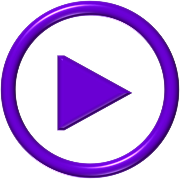 Press PLAY to Watch Icon Press PLAY to Watch Icon: a purple Play button in a purple circle