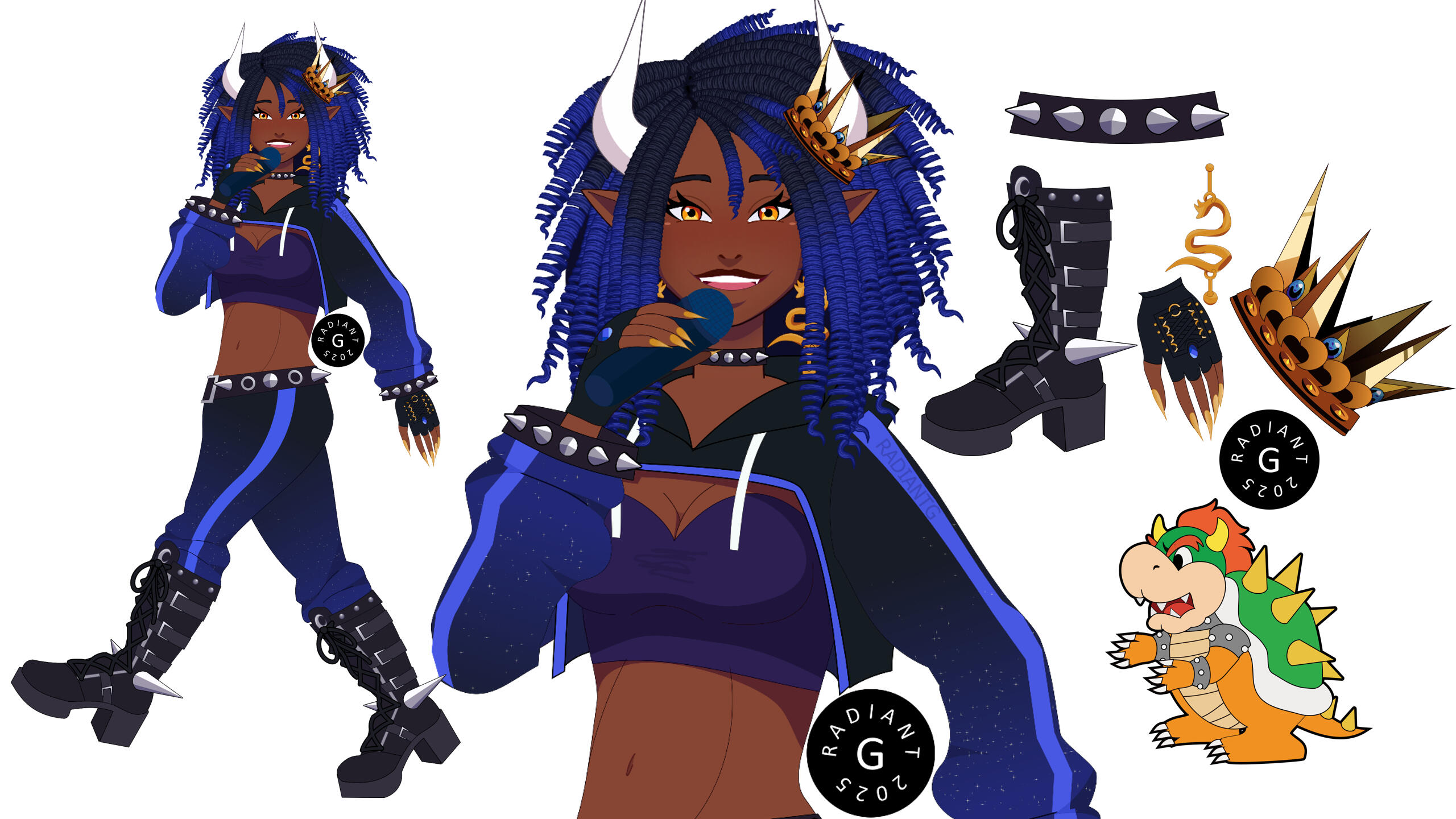 An art commission I did for BlazetteMidnight of her vtuber An art commission I did for BlazetteMidnight of her vtuber