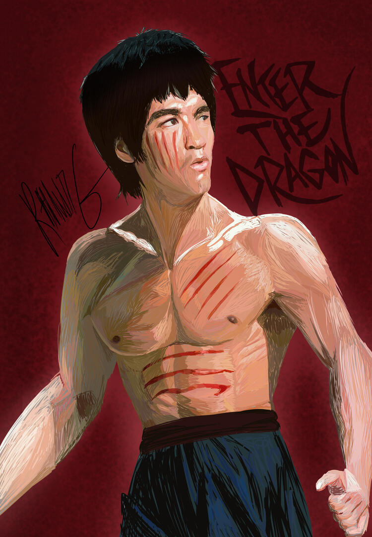 Bruce Lee tribute by Radiant G Bruce Lee tribute by Radiant G